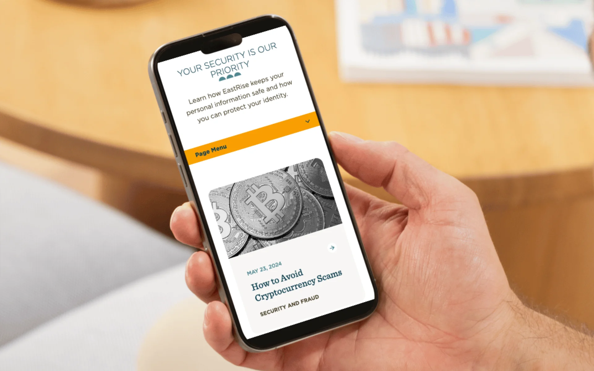 EastRise website displayed across mobile layouts