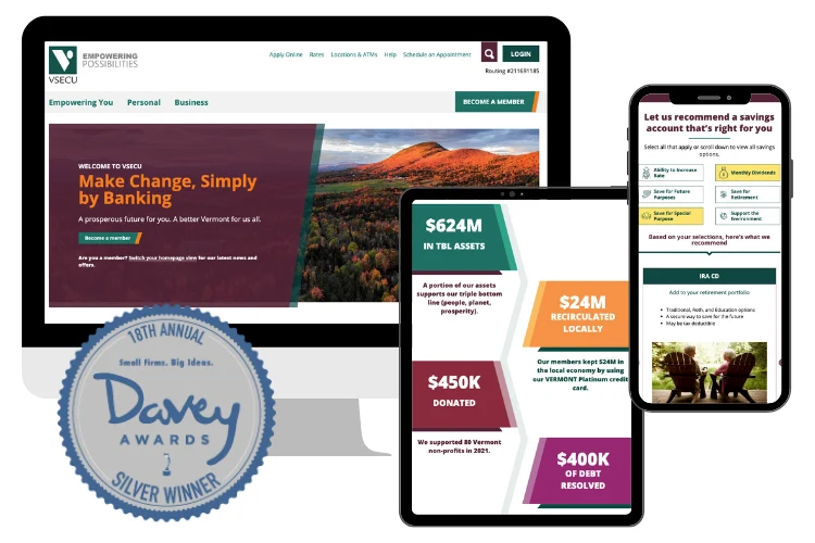 VSECU website redesign