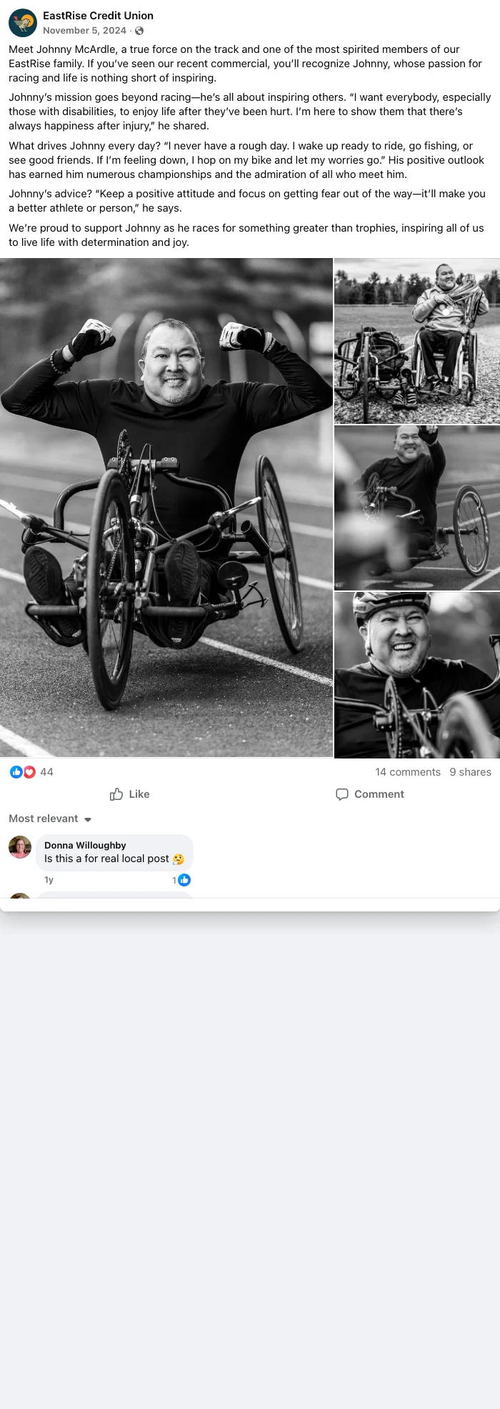 Meet Johnny McArdle, a true force on the..., Facebook capture 30 of 51