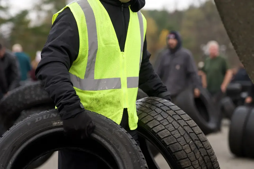 Wheels for Warmth tire collection