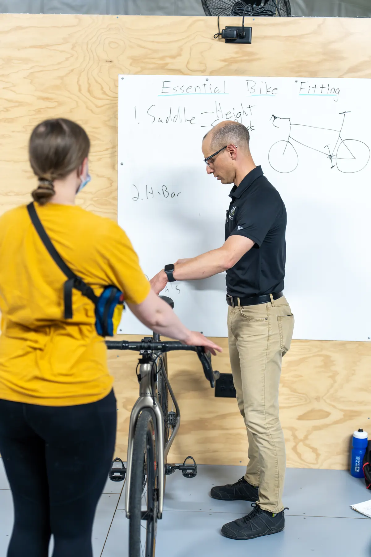 Bike fitting at Green Mountain Community Fitness, photograph 8 of 23