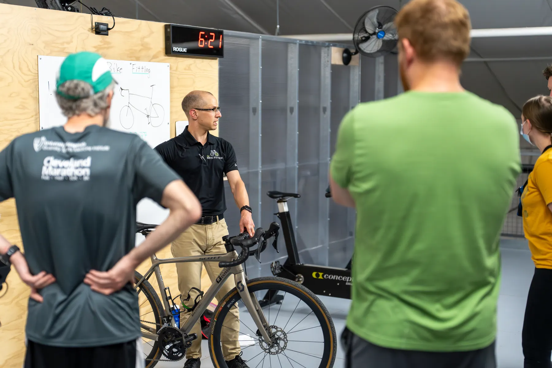 Bike fitting at Green Mountain Community Fitness, photograph 12 of 23