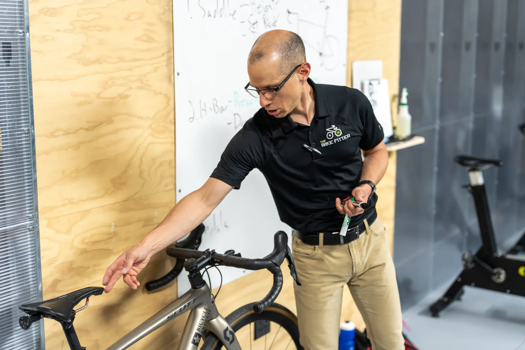 Bike fitting at Green Mountain Community Fitness, photograph 19 of 23